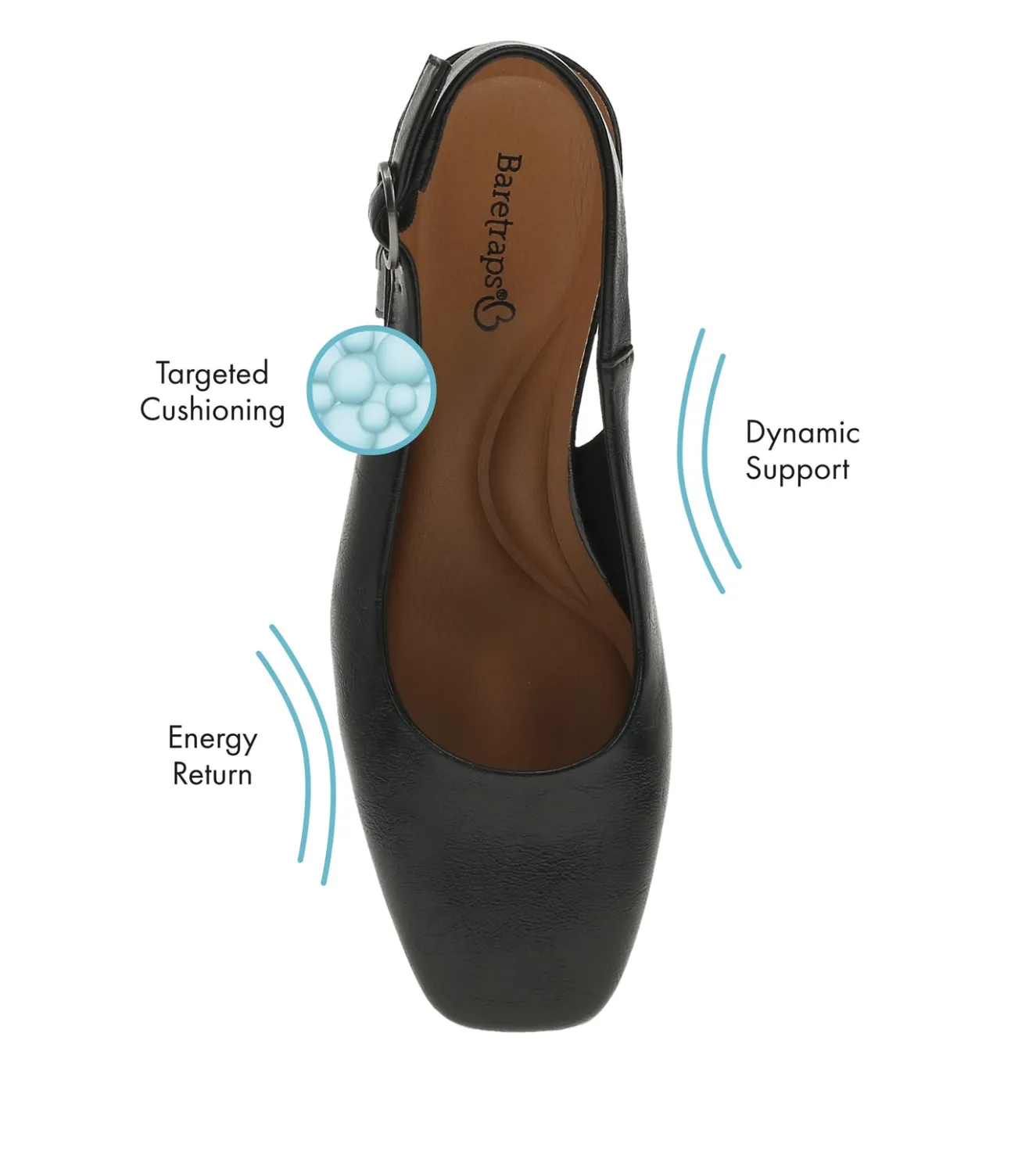 Baretraps Ester Block Heel Slingback Pump