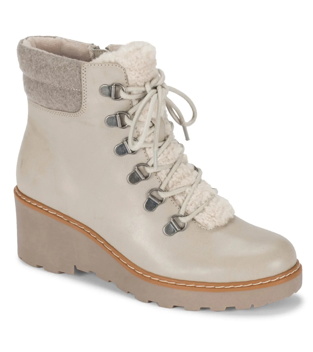Baretraps Nasha Lace Up Wedge Bootie