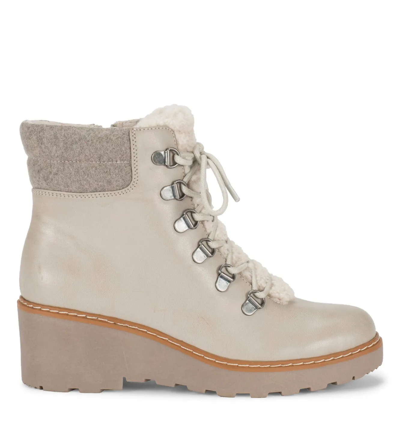 Baretraps Nasha Lace Up Wedge Bootie