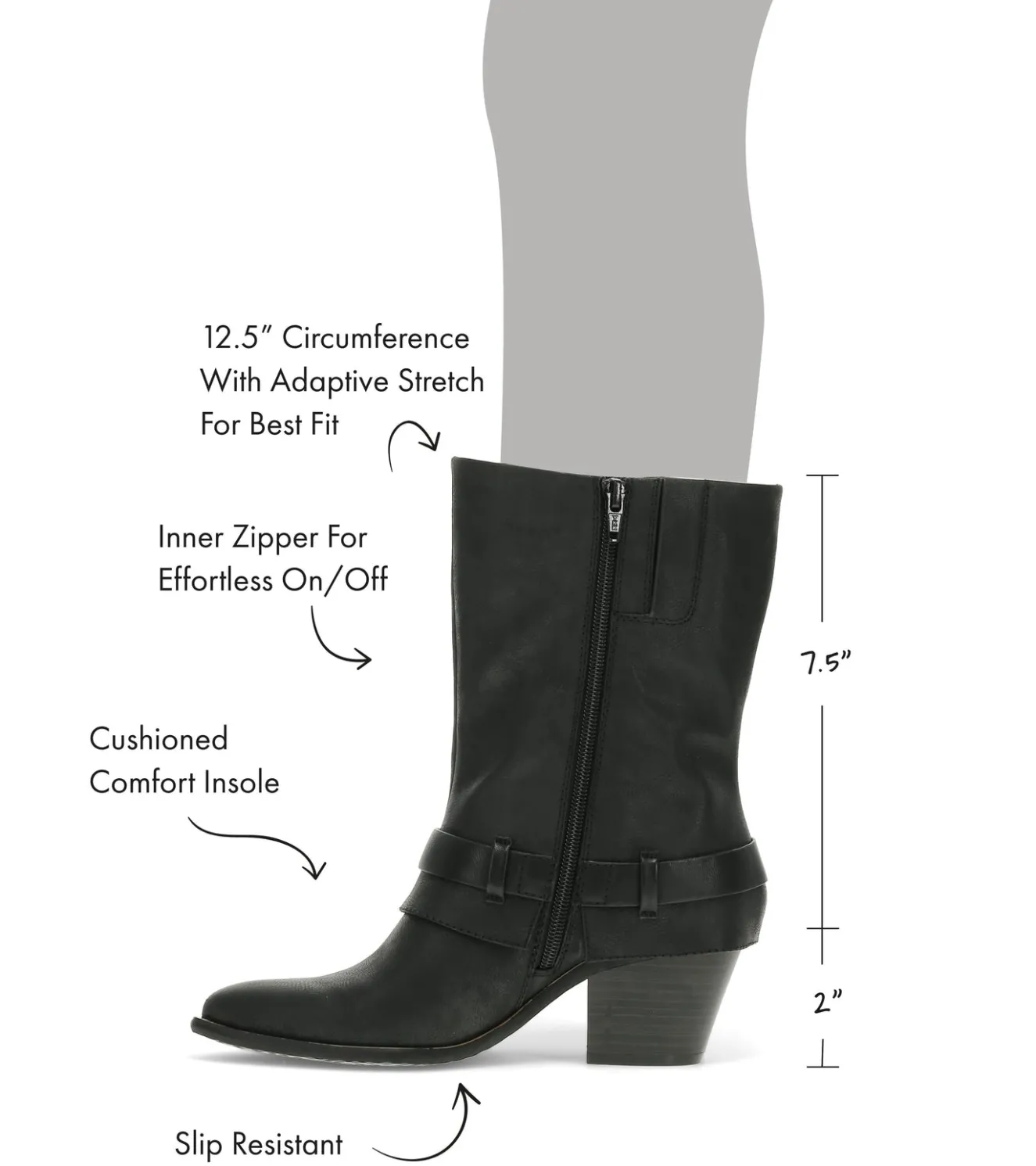 Baretraps Yamura Midi Boot